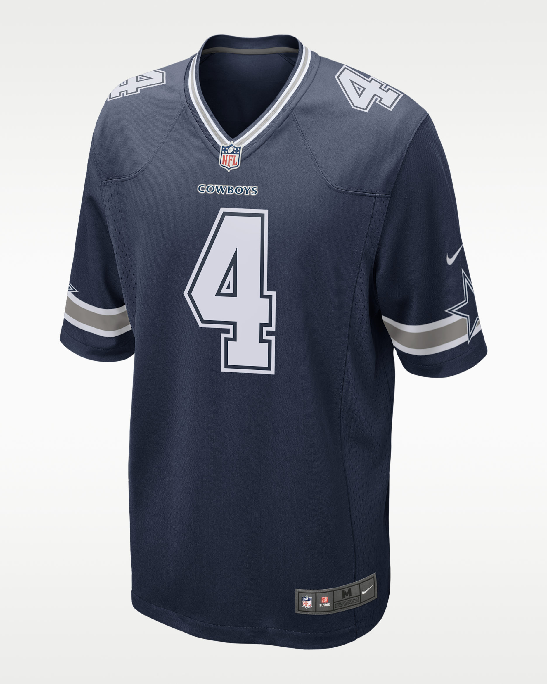 NFL Dallas Cowboys (Dak Prescott) Men's Game Football Jersey. Nike.com